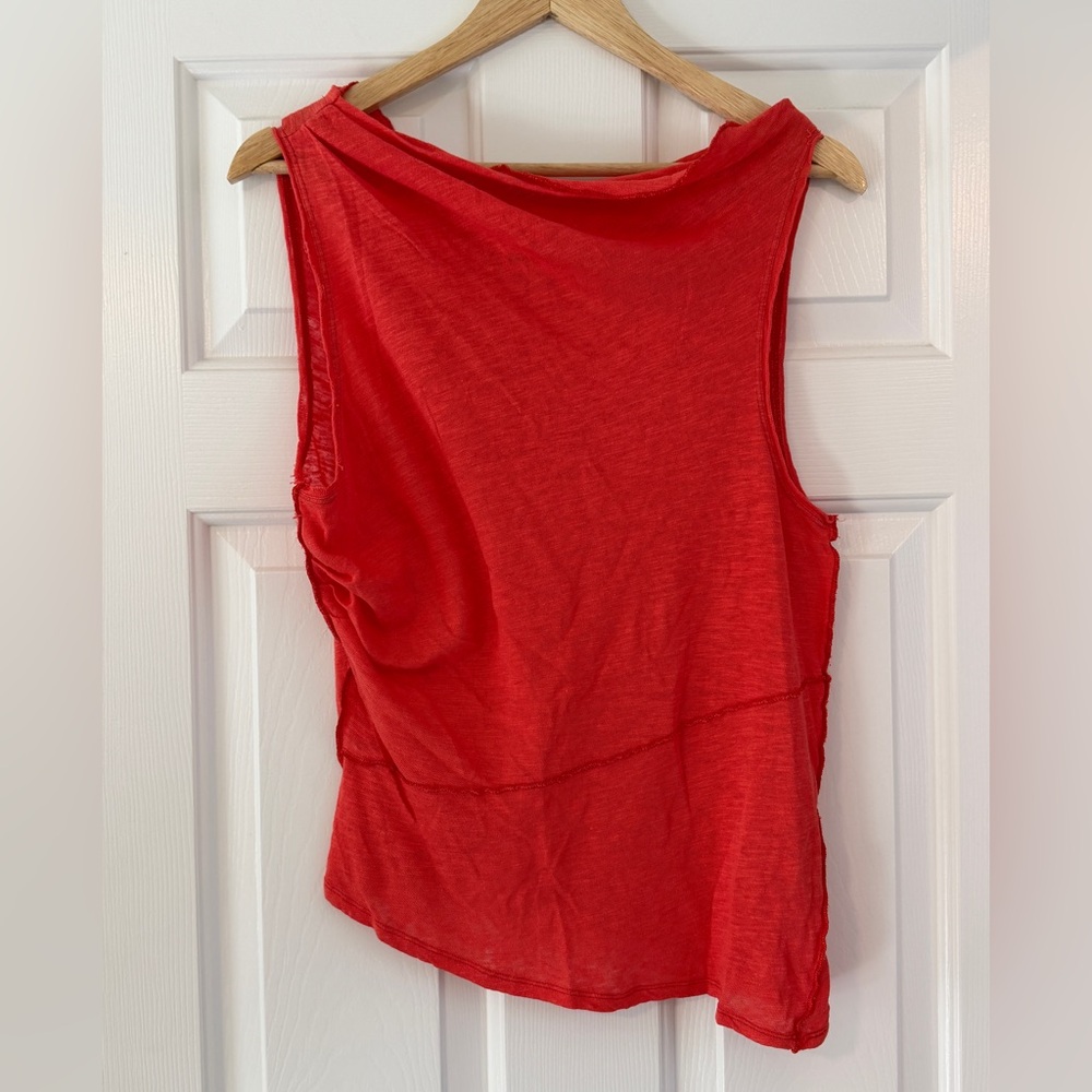We The Free Asymmetrical Coral Tank NWOT